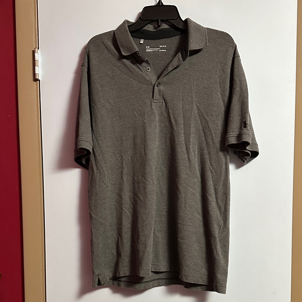 Under Armour Men's Charcoal Polo Shirt